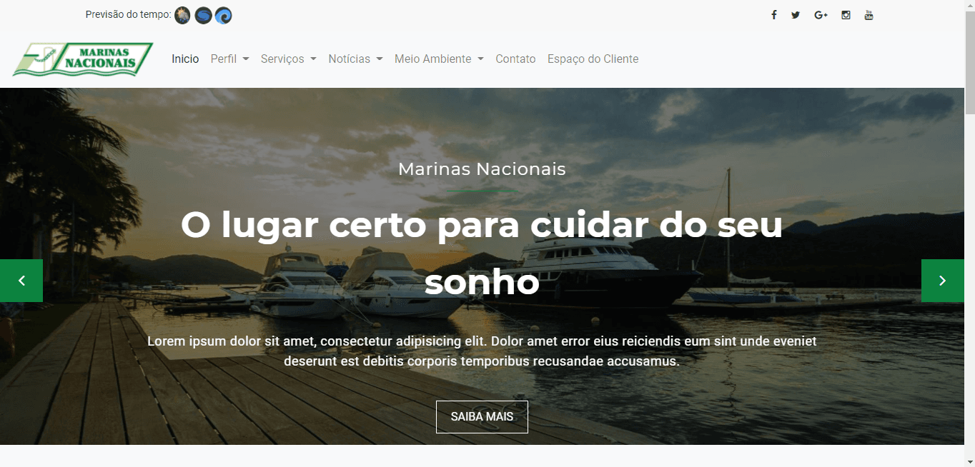 Preview do projeto MARINA